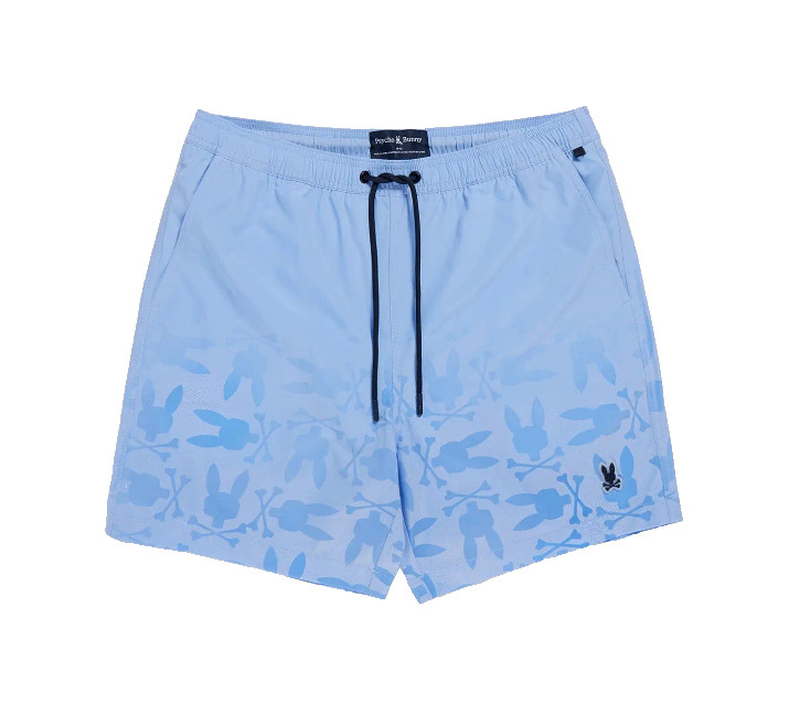 ПЛАВКИ МУЖСКИЕ PSYCHO BUNNY СИНИЕ B6W321B2SW BLUE