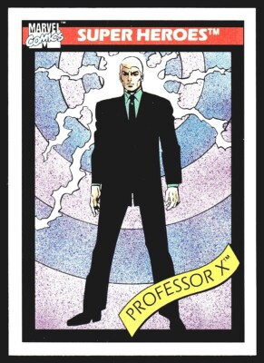 1990 Impel Marvel Universe Super Heroes Professor X #7