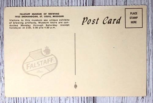 St Louis MO-Missouri, Falstaff Museum of Brewing Kettle Vintage Postkarte - Bild 4 von 4