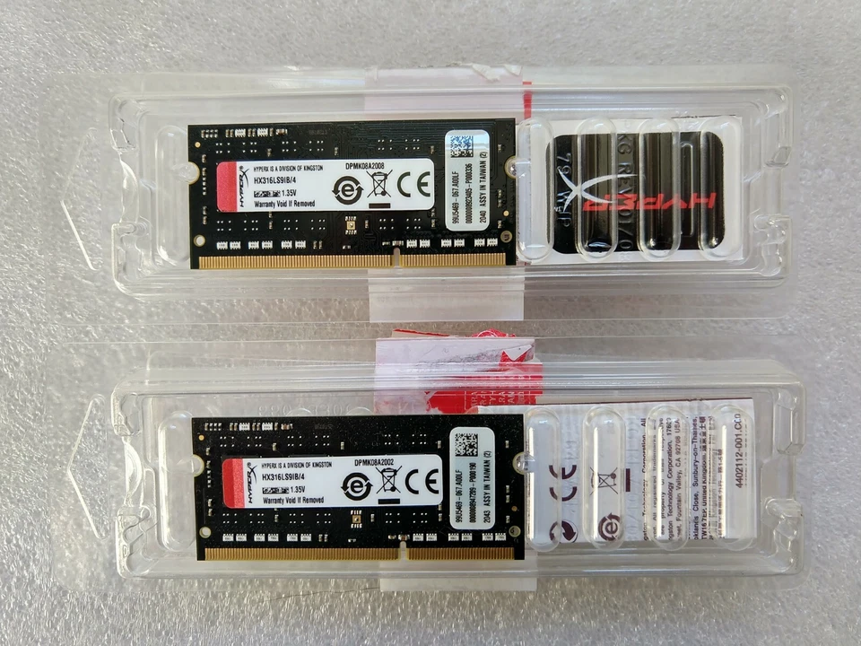 Kingston HyperX Impact 8GB Kit (2x4GB) 1600MHz DDR3L CL9 SODIMM 1.35V Memory - Image 2 of 3