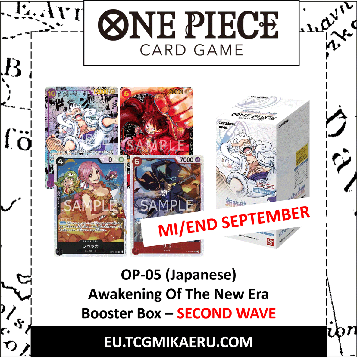 未開封ONE PIECE CARD GAME Carddass OP-05BOX Amazon.com: BANDAI NAMCO Entertainment One Piece Trading Card Game