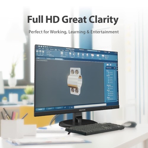 Gigastone 23.8" IPS Computer Monitor FHD 1080p 75Hz with 178° Wide Viewing Angle