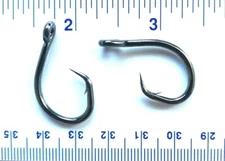 50 GT 4X strength L2004 Offset Black Nickel Circle Hooks size 3/0