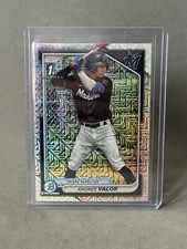 2024 Bowman Chrome 1st Prospect Andres Valor - #BCP-196 - MOJO REFRACTOR