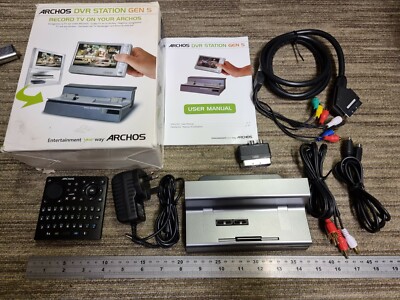 Archos DVR STATION GEN 5 DOCK Original 5. Aufnahmemedien Docking Fernbedienung AV Kabel