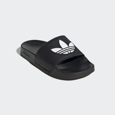 Adidas Adilette aqua slides BLACK blackout BNIB