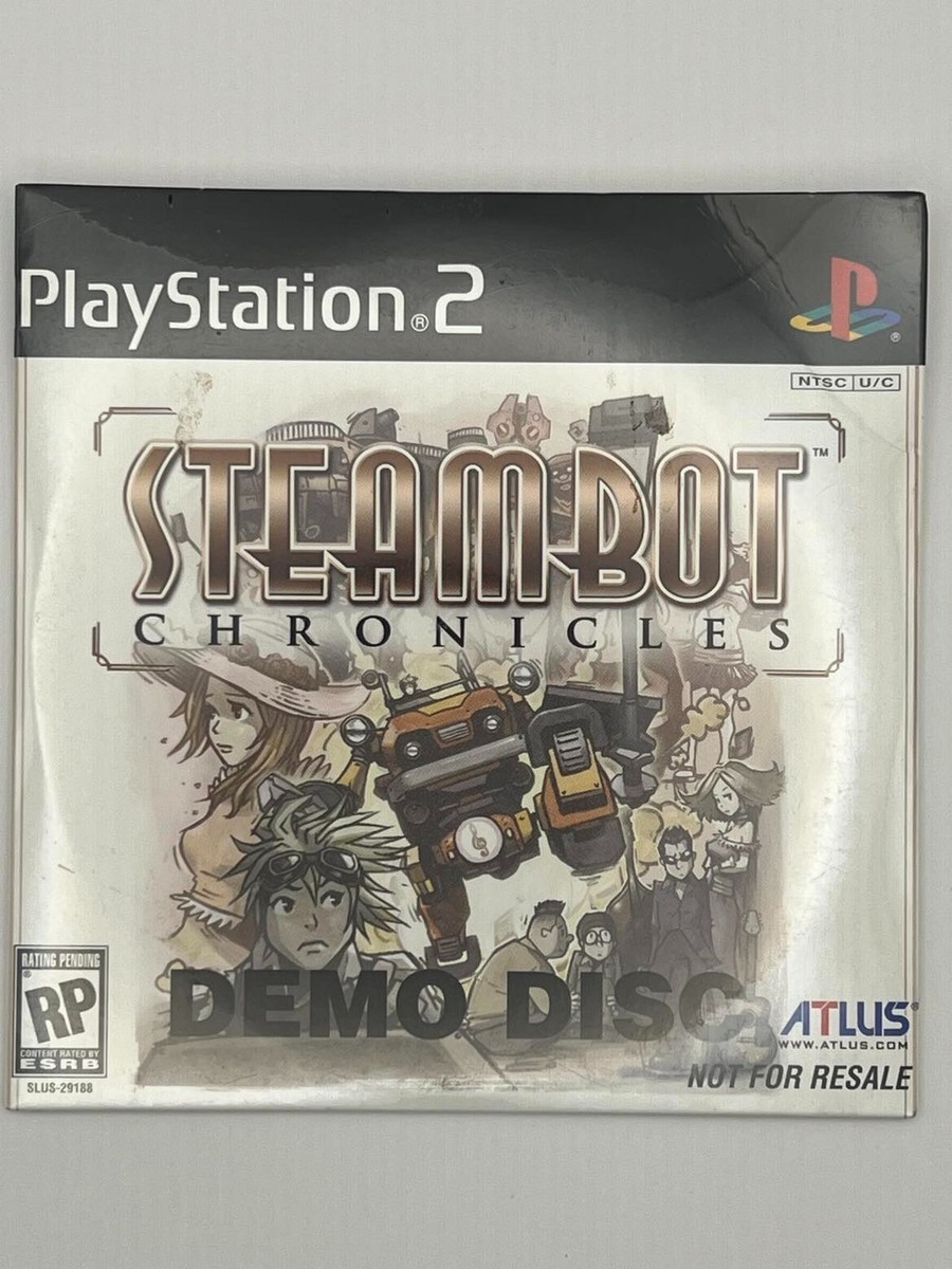 NEW Steambot Chronicles (Sony PlayStation 2, 2006) *DEMO DISC* NOT