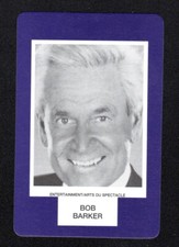 Bob Barker Game Show Host 1993 Face To Face Game Card Canadian Issue
