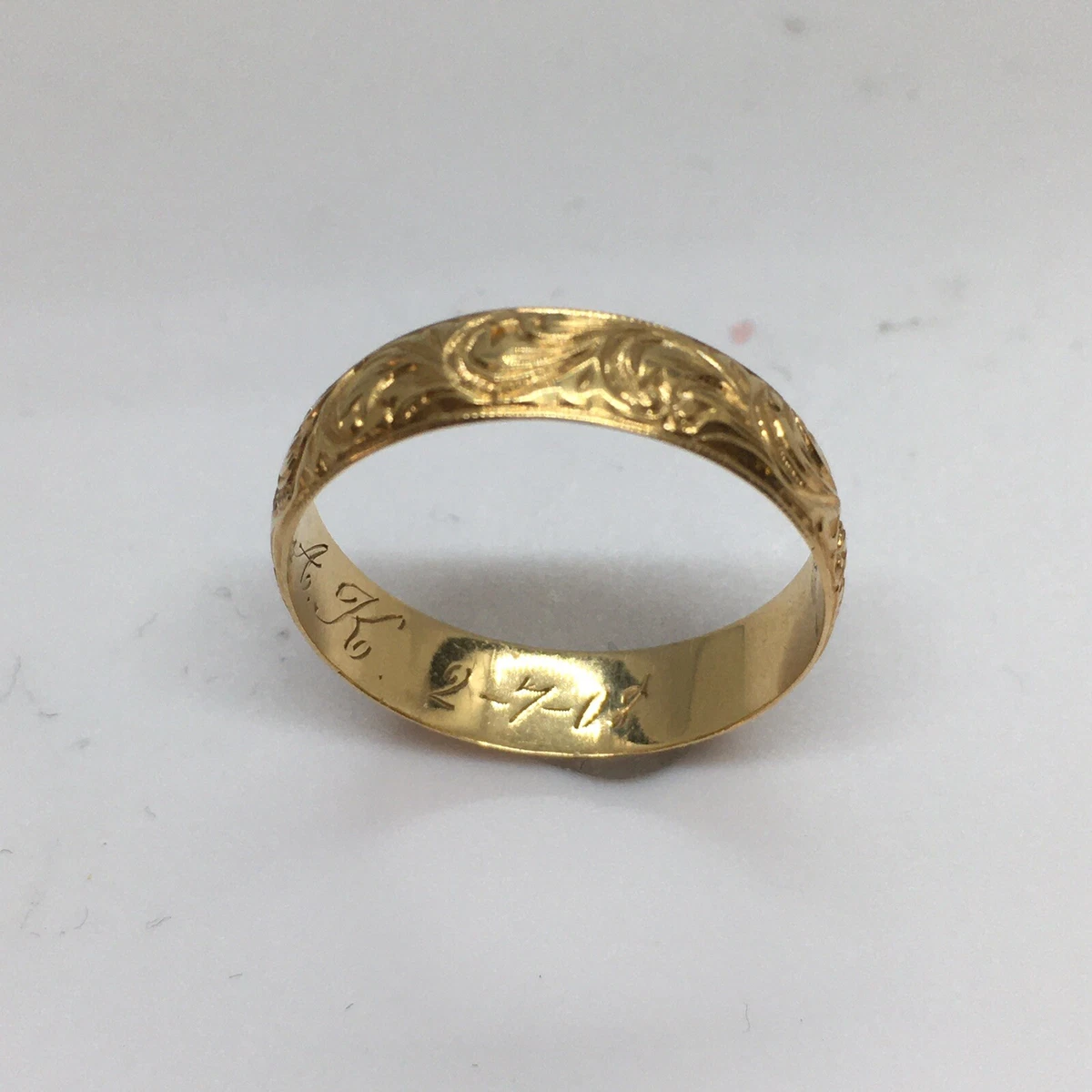 Edwardian wedding hotsell band