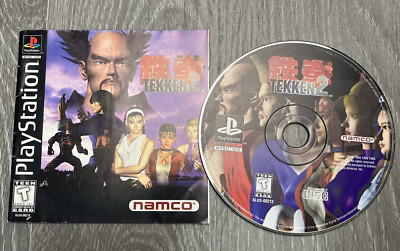 Tekken 2 (Sony PlayStation 1, 1996) PS1 PSOne PSX 2 3 Black Label