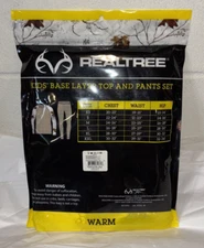 Kids Boys Base Layer 2 Piece Set Top Pants White Red Camo Long Sleeve Size M