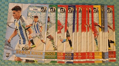 2022-23 Panini Donruss FIFA Soccer Rookie Kings Insert Base and Silver Singles