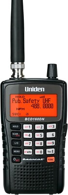 Uniden BCD160DN Digital Police Scanner   APCO P25 Phase I/II, Fire/EMS, Compact