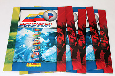RARE: Panini COPA AMERICA VENEZUELA 2007 - 5 x LEERALBUM EMPTY ALBUM NOT MINT!