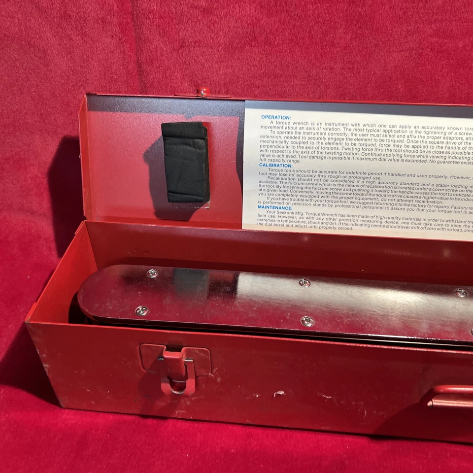 Seekonk TSF-175 1/2 博士 刚性框架表盘式扭矩扳手 0-175 英尺磅 (V) — 第 4/4 张图片
