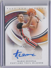 2019-20 Immaculate Collection Past and Present Signatures #6 Mario Hezonja /75