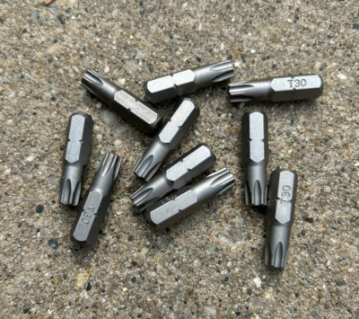 T-30 Torx Bit T-30 Star Bit T-30 Insert Bit Lifetime Warranty 10 Pack