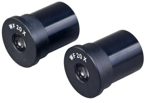 Nuevo par de oculares microscopio biológico de campo ancho WF20X (23,2 mm) - Imagen 2 de 4