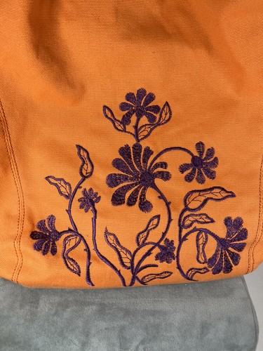 Bolso de hombro grande de lona naranja china para lavandería - Imagen 3 de 10