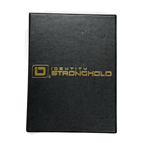 Buxton Lot of 2 Black Mens Trifold Leather Wallet & Slim Front Pocket ID - Picture 2 of 10