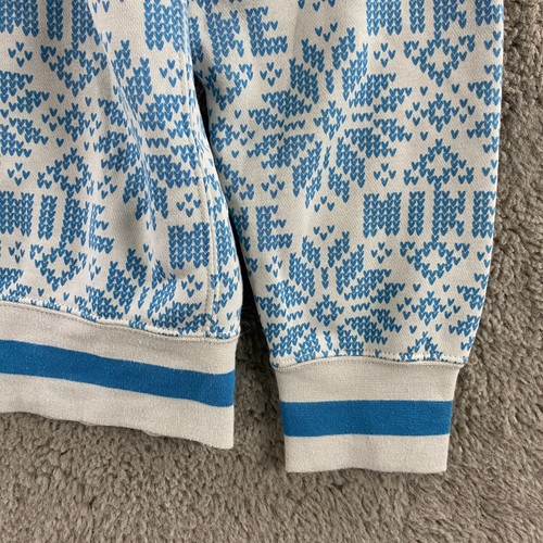 Nike NSW Club Fleece Festive Jumper Sweatshirt Mens Large Snowflakes Holidays - Picture 2 of 12