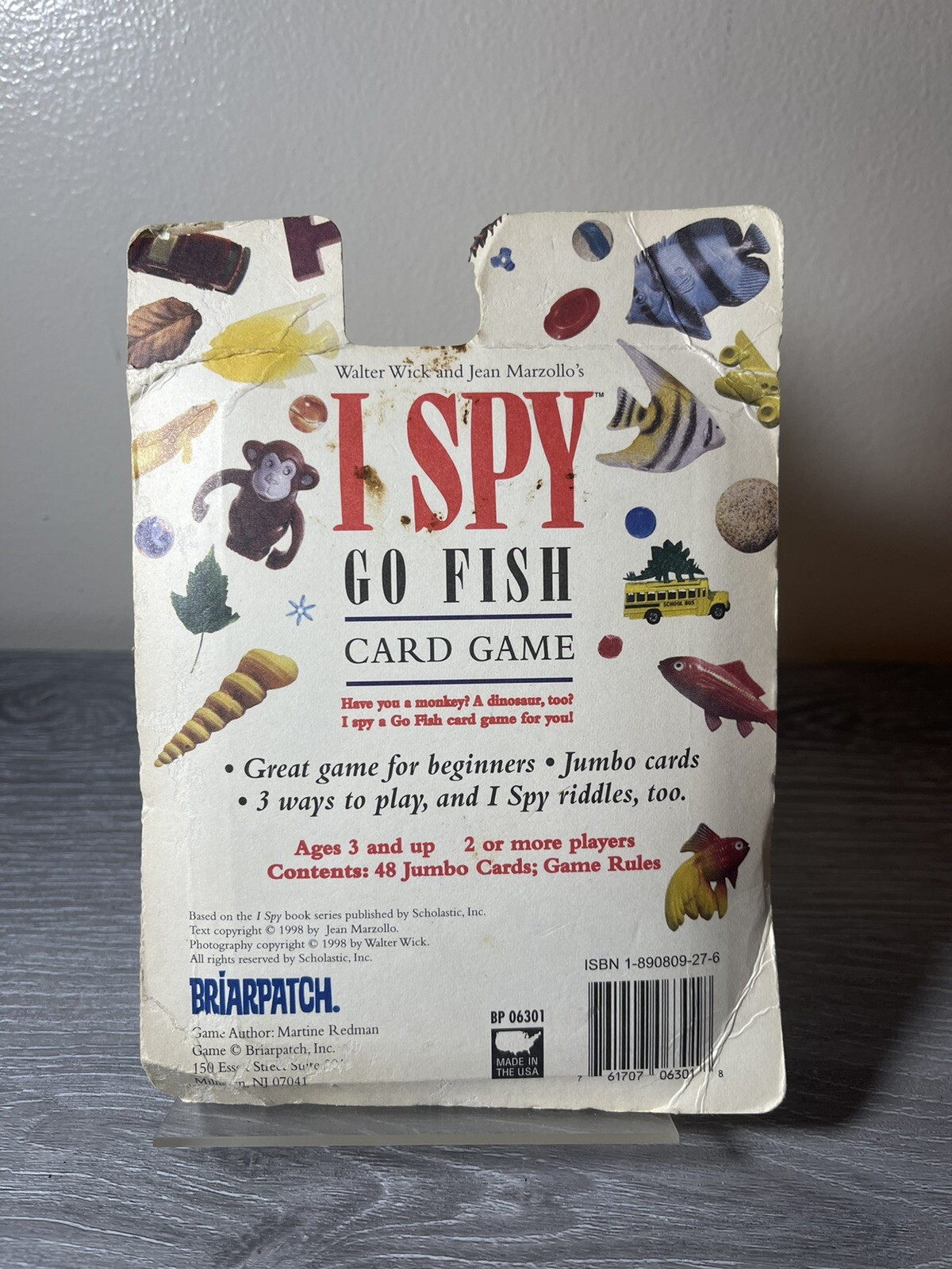 vintage-1998-briarpatch-i-spy-go-fish-card-game-48-jumbo-cards-riddles
