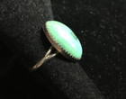 Native American Sterling Silver Turquoise Ring Size 8, 5.6 Grams. Signed JR — photo 4
