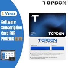 2025 TOPDON Software Update Card Activation Service For Phoenix SMART/MAX/ELITE