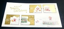 Hong Kong Christmas 2020 Eat Food Tea Santa Claus (ms) MNH * feuille d'or *in...