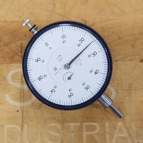 Mitutoyo 3414S Dail Indicator, 0.001" Graduation, 0-100 Scale - USED