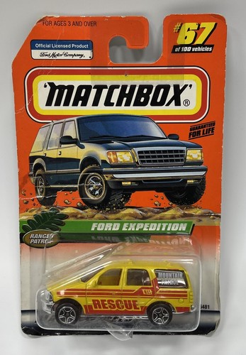 Matchbox 1999 #67 Ranger Patrol Series 14 Ford Expedition Mountain ...