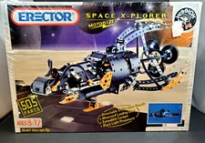 ERECTOR/MECCANO Space Explorer Motorized Construction Set #4840, 505 Parts, NIB