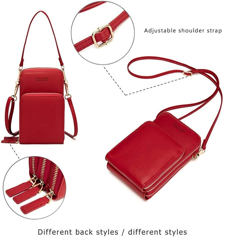 NDISTIN Casual Crossbody Bag For Women - Zippered Shoulder Handbag, Cellphone Purse With Unique Prints - View #6