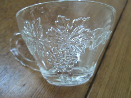 Anchor Hocking Clear GRAPE PUNCH BOWL CUP
