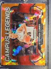 2024 Panini Prizm Draft Picks - Campus Legends  ORANGE CRAKED ICED Stephen Curry