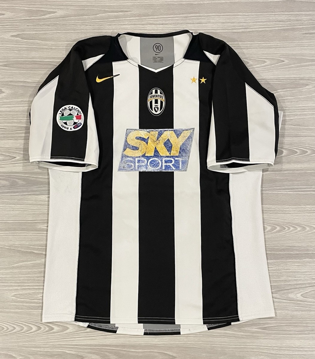 Nike 2004/05 Juventus Ibrahimovic #9 Soccer Jersey Serie A