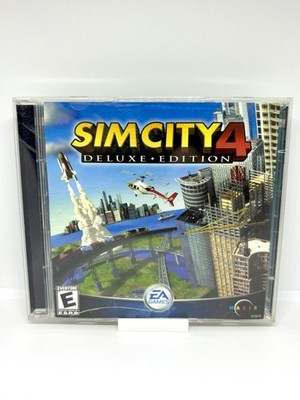 SimCity 4: Deluxe Edition (PC, 2003) EA Games Maxis 2 Discs