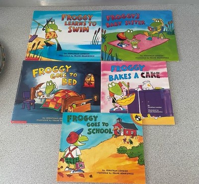 Lot of 5 Different GUC Paperbacks Froggy By Jonathan London Swim Cake Bed School