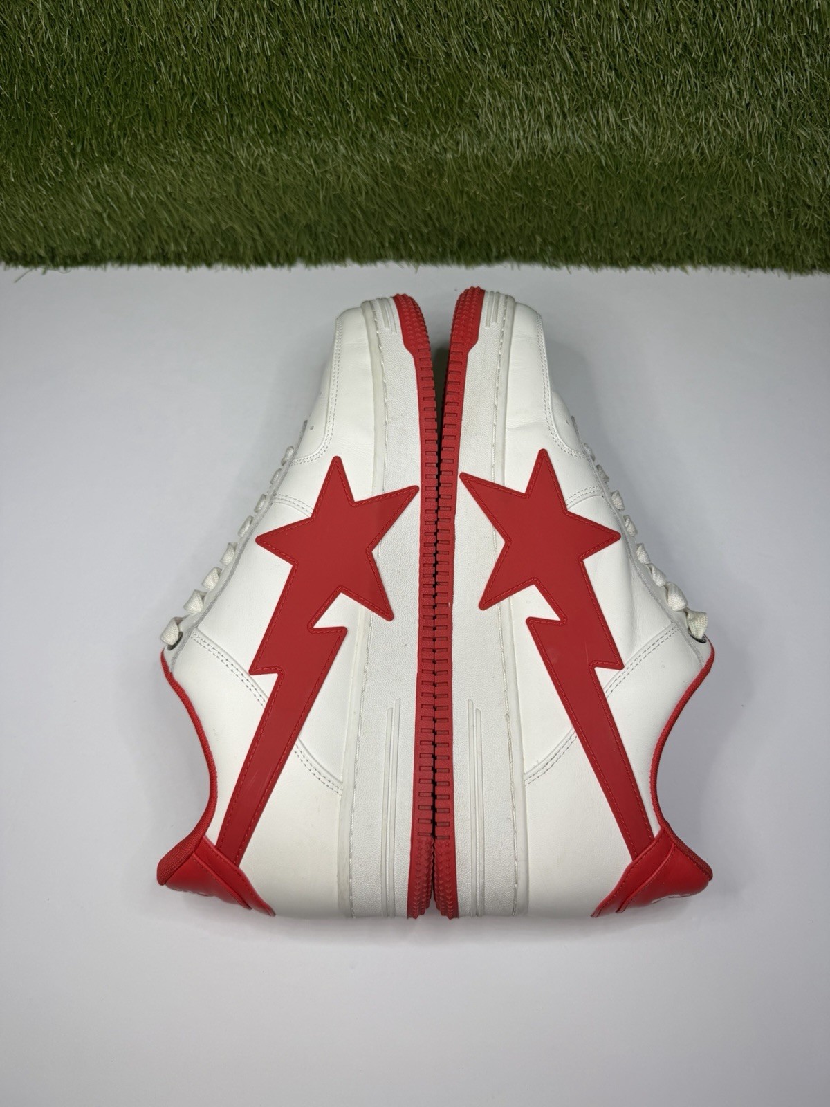 A Bathing Ape Bape Sta OS #2 White Red Size 12 Mens Sneakers 2024 thumbnail 8