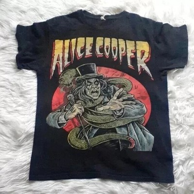 Alice Cooper Band Black Short Sleeve Cotton T-shirt Unisex S-5XL KH13331