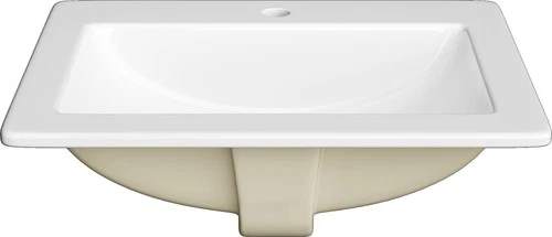 PROFLO PF21181 Hoffman 21-1/4" Rectangular Vitreous China Drop In - White - Picture 5 of 6