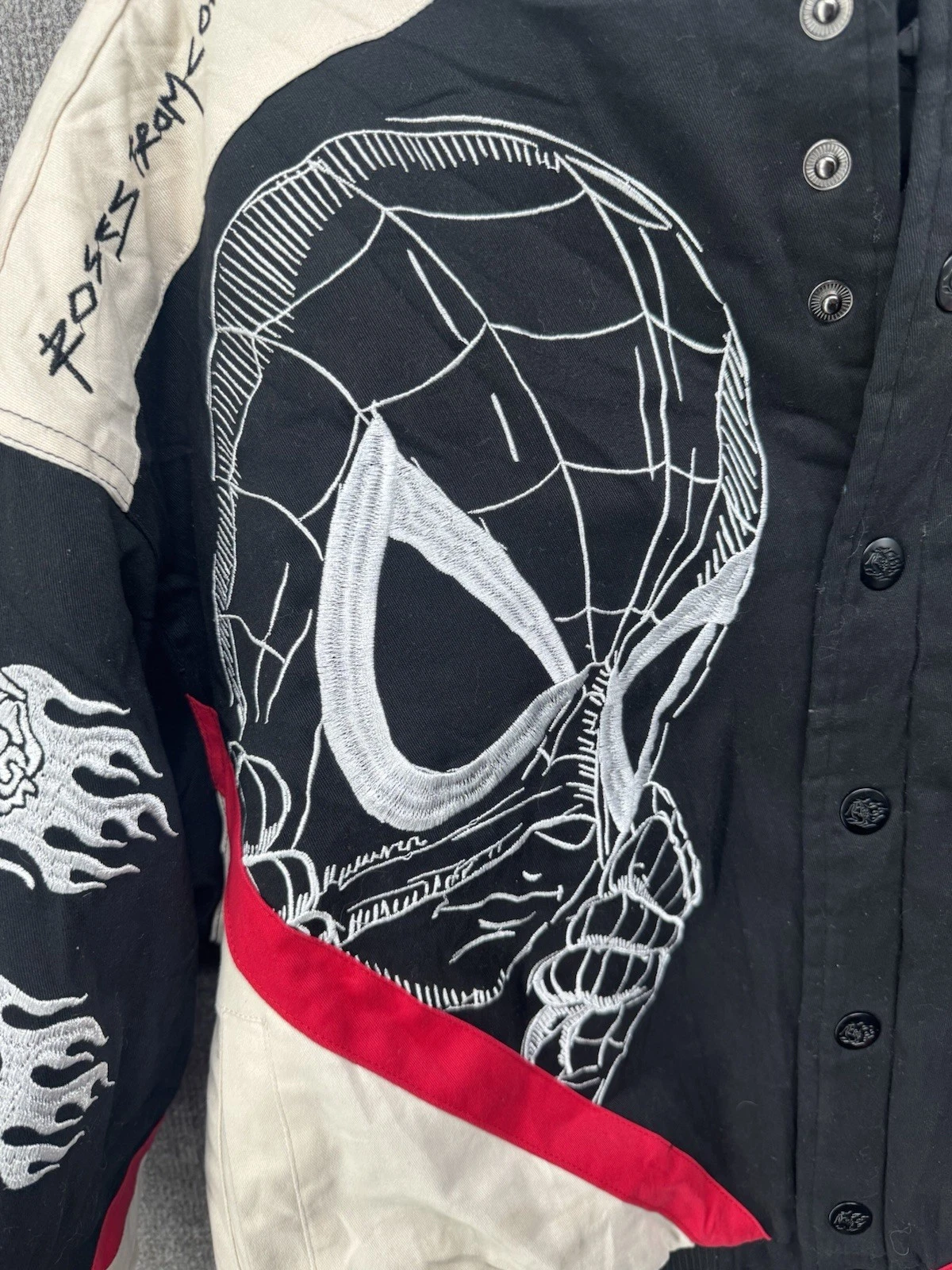 Civil Regime x SpiderMan Racing Jacket Size Small, READ image 3