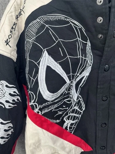 Civil Regime x SpiderMan Racing Jacket Size Small, READ image 3
