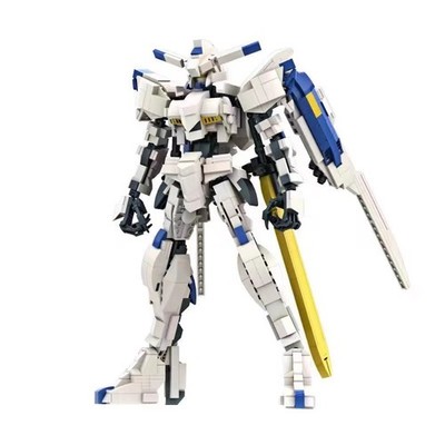 MOC building block Gundam Bar, Mecha Warrior model assembled toy gift 1328pcs