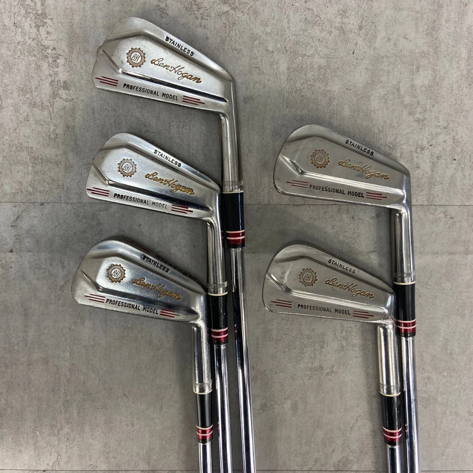 Ben Hogan Slazenger Iron Set 2-9 Pitching Wedge R Steel Flex Used - Image 2 of 4