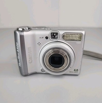 Canon PowerShot A520 4.0MP Digital Camera PC1106- UNTESTED, AS IS
