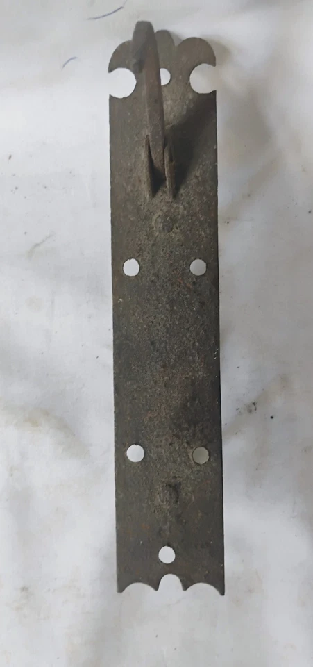 Antique Norfolk Thumb Latch Wrought Iron Door Handle Hardware - Image 3 of 3