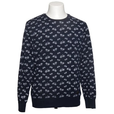 Threadbare, Sweatshirt, Größe: M, Blau/Weiß, Baumwolle/Elasthan/Polyester #jT2