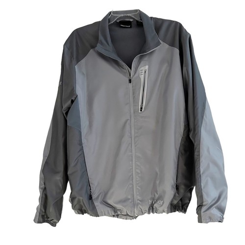 Marmot Windbreaker Rain Jacket Outdoor Lightweight Full Zip Mens Medium