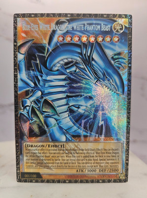 Blue-Eyes White Dragon the White Phantom Beast (English) Grand Master Overframe